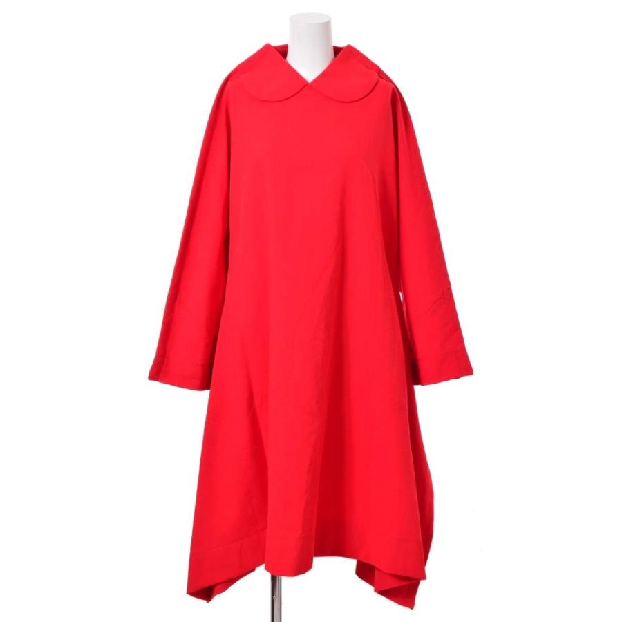 美品 COMME des GARCONS 二次元ワンピース XS レッド コムデギャルソン 