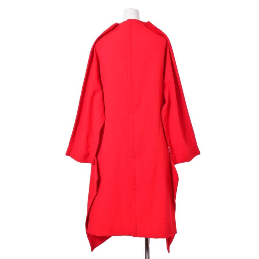 美品 COMME des GARCONS 二次元ワンピース XS レッド コムデギャルソン 