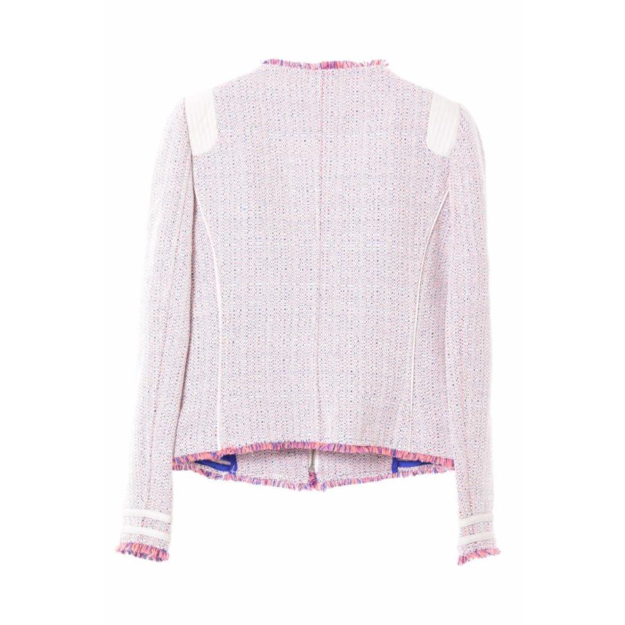 美品 Zara ノーカラー ジップ ツイードジャケット Xs ピンク ザラ Cycle Hearts 通販 Yahoo ショッピング