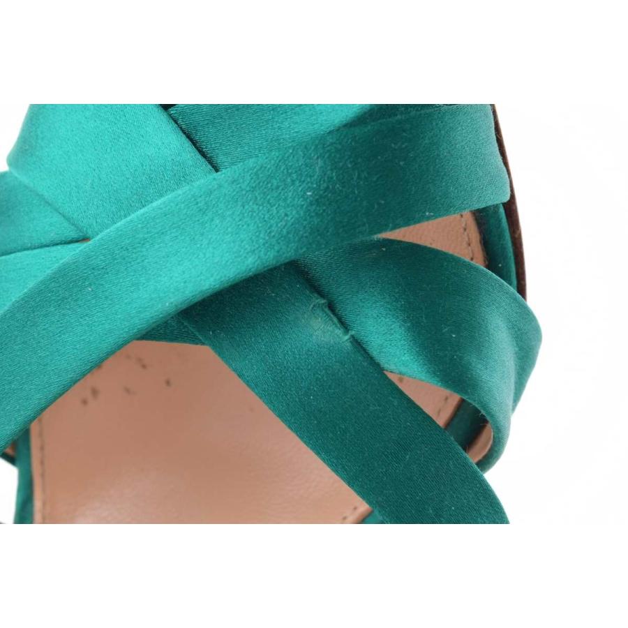 Gianvito Rossi RASO EMERALD ストラップ サンダル 37 グリーン ジャン  