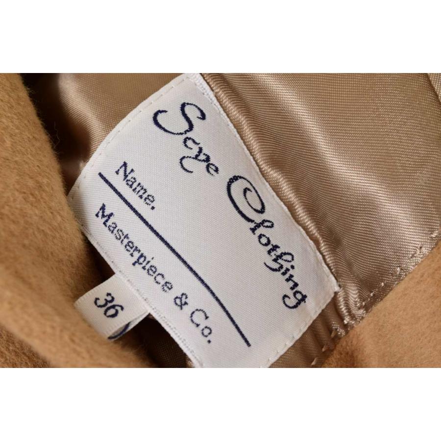 Scye アンゴラ混 2B テーラード ジャケット 36 キャメル サイ  