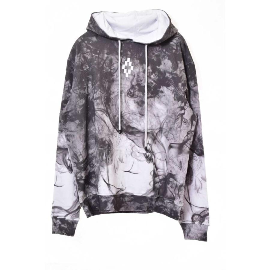 MARCELO BURLON Marcelo Burlon スモーク プリント パーカー - グレー  