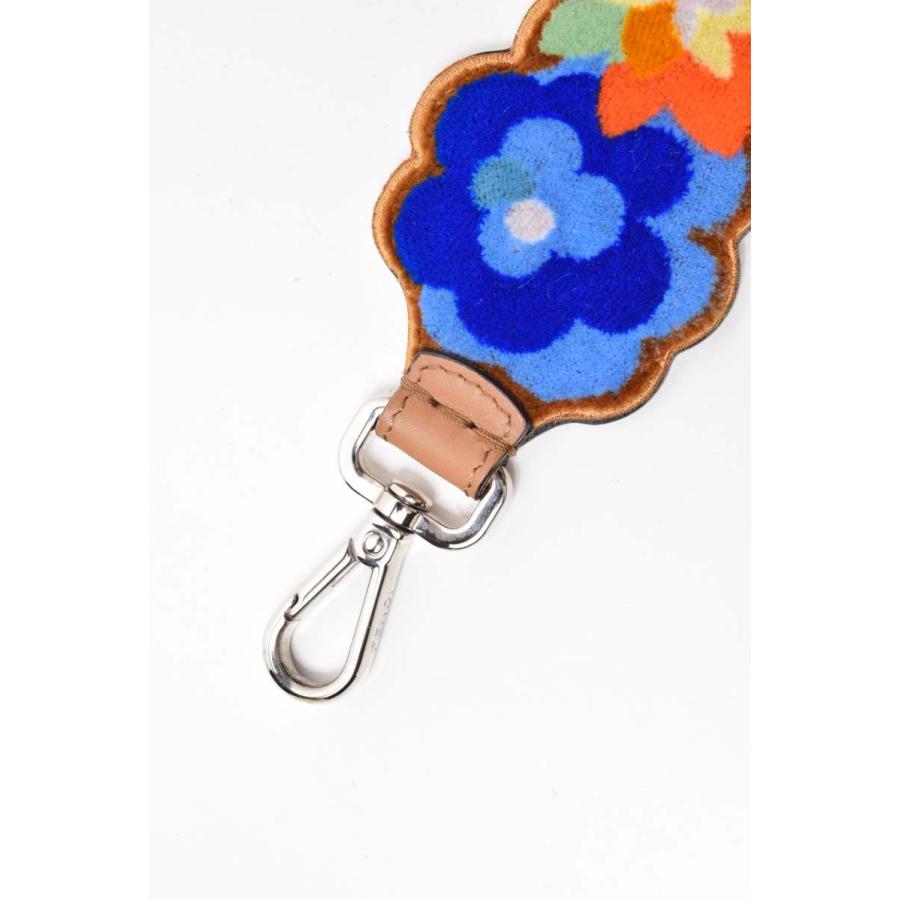 美品 FENDI フラワー ベロア ストラップユー ONE SIZE マルチ 