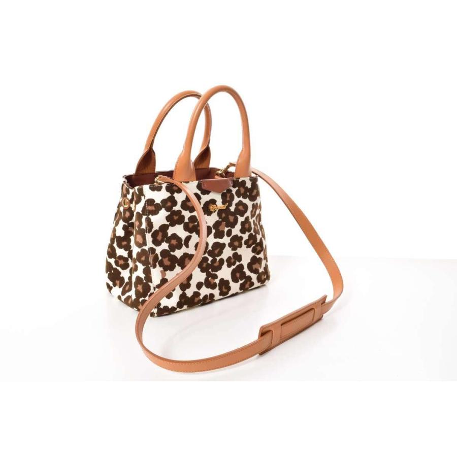Muveil レオパードプリント キャンバス 2way バッグ ブラウン ミュベール Cycle Hearts 通販 Yahoo ショッピング