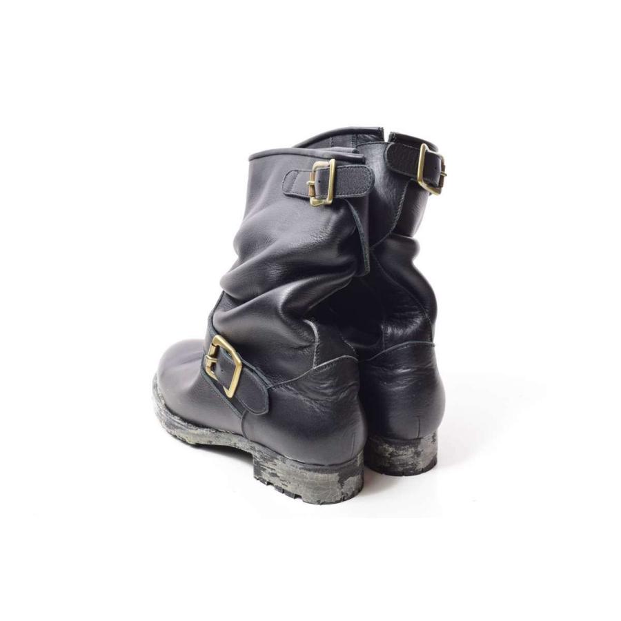 未使用 MIHARA YASUHIRO ねじれ加工 スエード エンジニア ブーツ 25cm