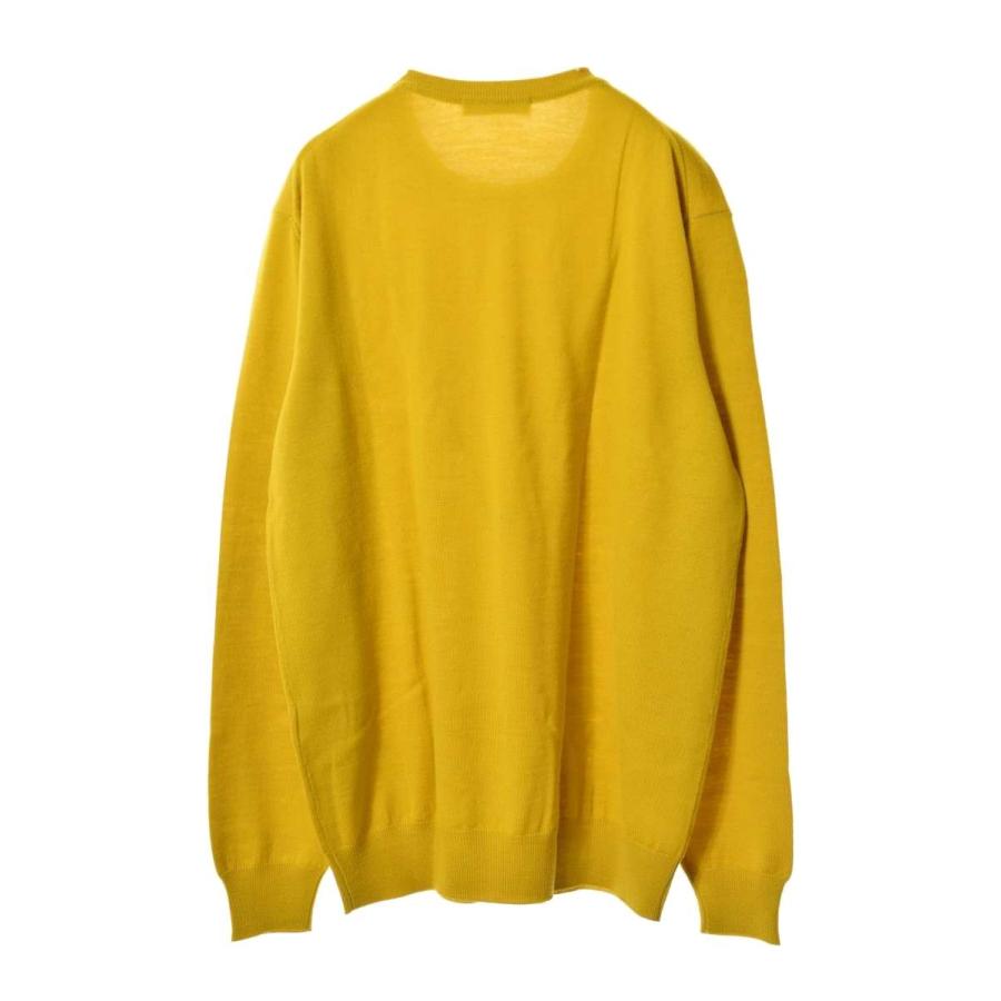 最高の Kl4qhplc85 メンズ クルチアーニ ニット セーター 美品 Cruciani 27ゲージ ウール クルーネック ニット 50 マスタード クルチアーニ トップス Hermandad Estrella Org