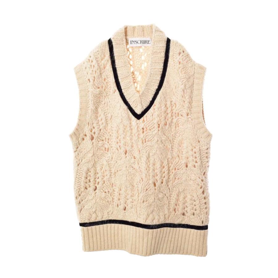 INSCRIRE チルデンニット Vネック ベスト