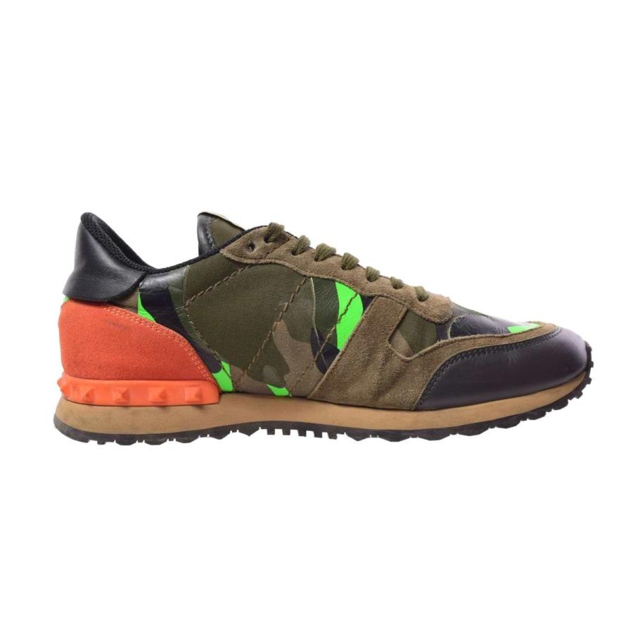VALENTINO カモフラ ロックランナー スニーカー 40 カーキ 