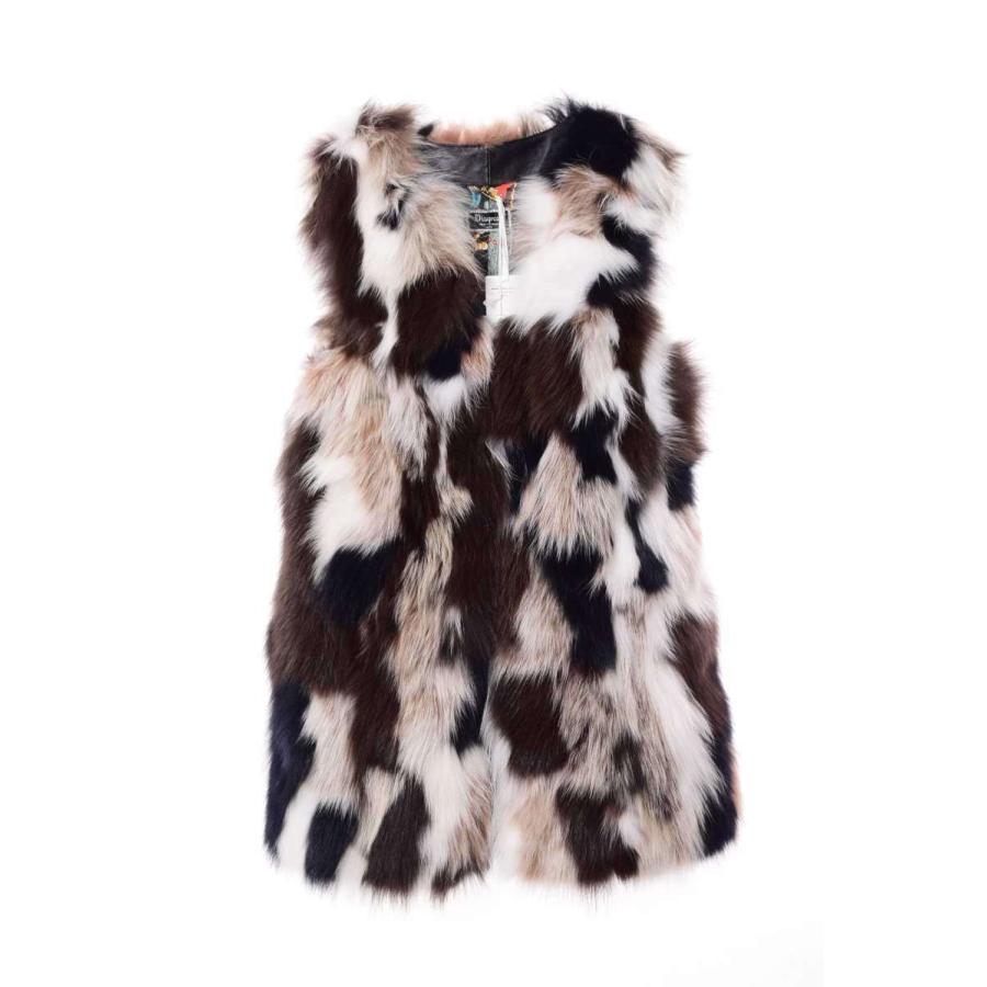 美品 Diagram フォックスファー ベスト 36 マルチ ダイアグラム KL4QALUL90