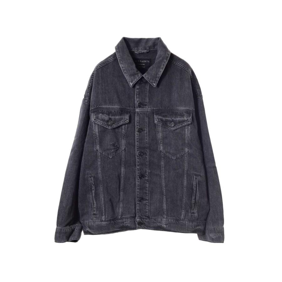 All Saints ウォッシュド ラーク デニムジャケット M ブラック オールセインツ 1000049409CYCLE HEARTS