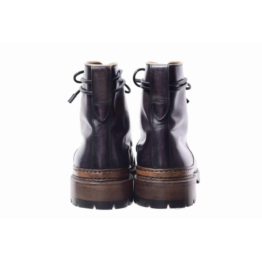 Berluti 美品 ブルニコ レースアップ パティーヌ レザー ブーツ
