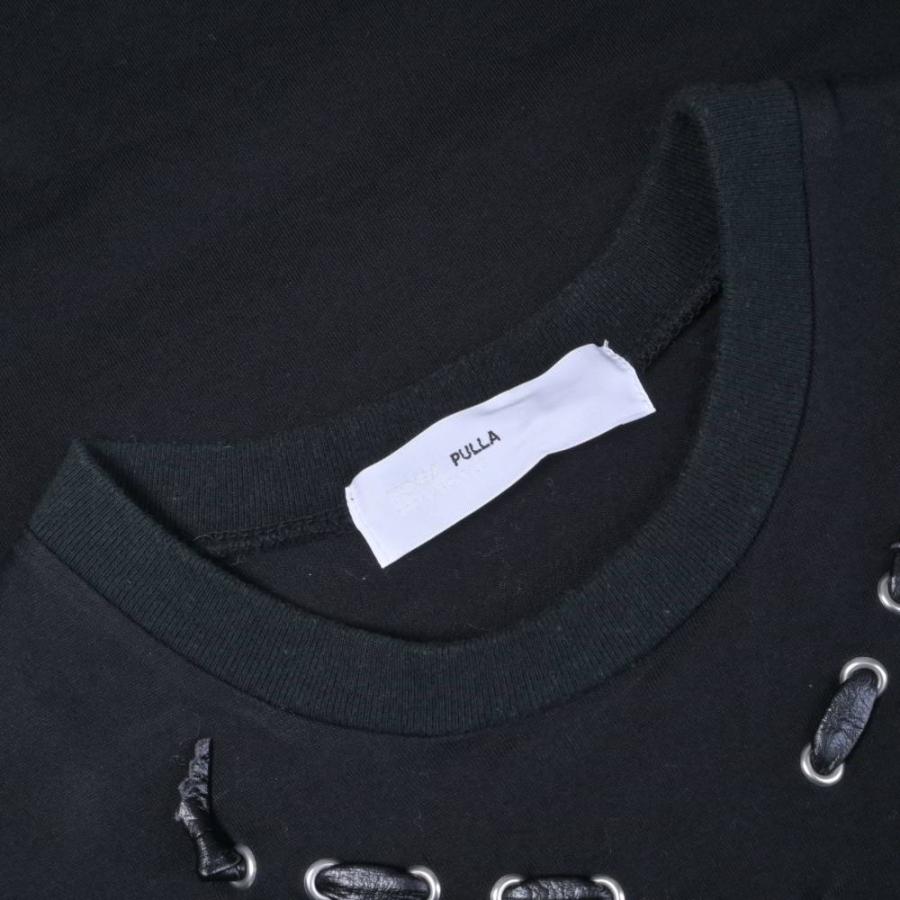 TOGA（トーガ） リボン ディティール Tシャツ 36 ブラック KL4QAB396