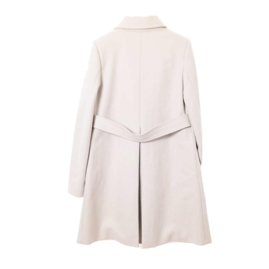 美品 A.P.C. ウール メルトン コート M ライトグレー アーペーセー 