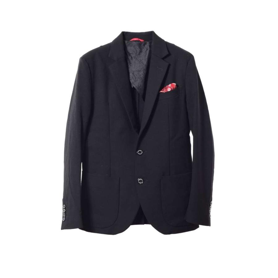 1 piu 1 uguale 3 ストレッチ トラベル ジャケット 3 ブラック ウノピュウノウグァーレトレ