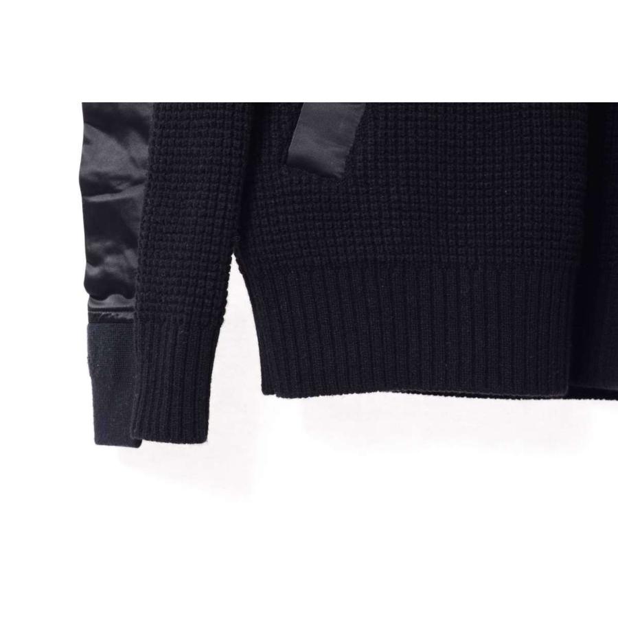 Sacai Ma 1 プルオーバー ニット 4 ブラック サカイ Cycle Hearts 通販 Yahoo ショッピング