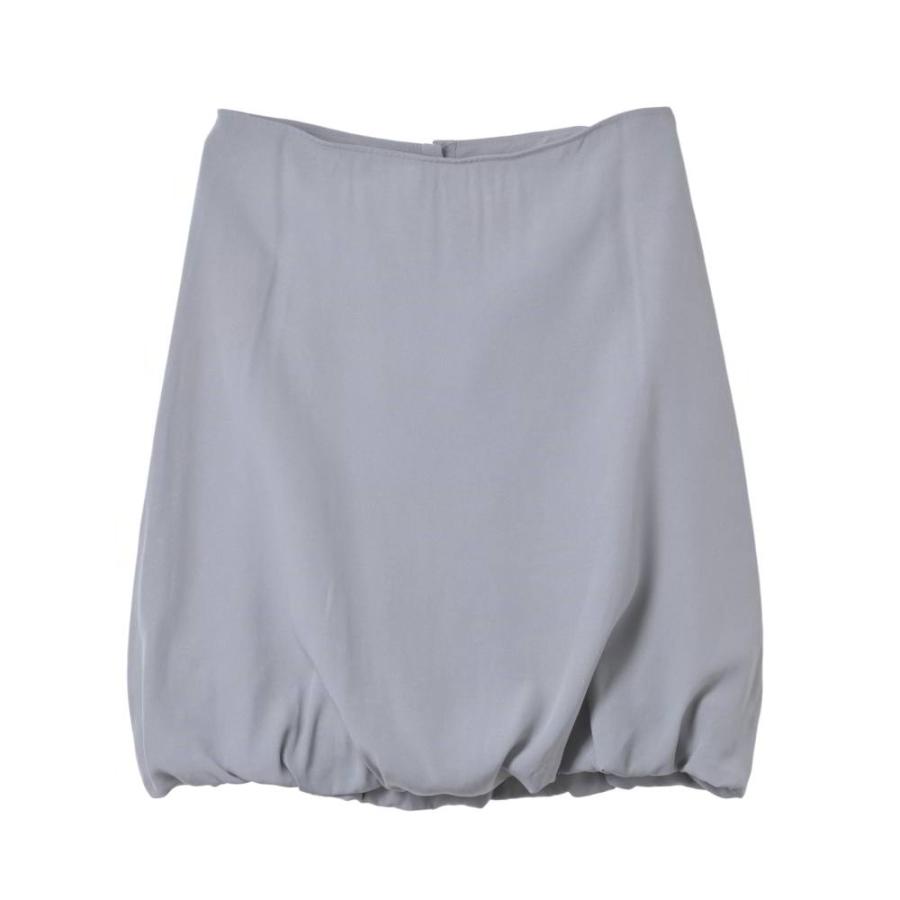 Maison Margiela シルク混 裾バルーンスカート 42 グレー メゾン  