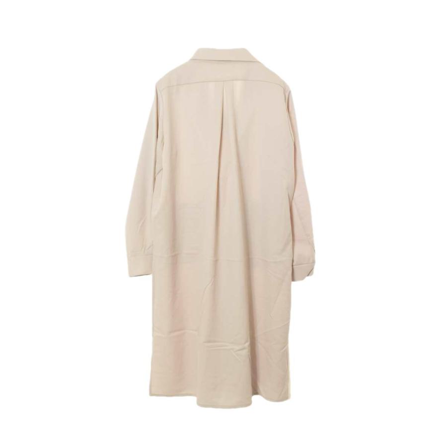 ETHOSENS（エトセンス） 美品 ハオリ ウール ロングシャツ 1 ベージュ 