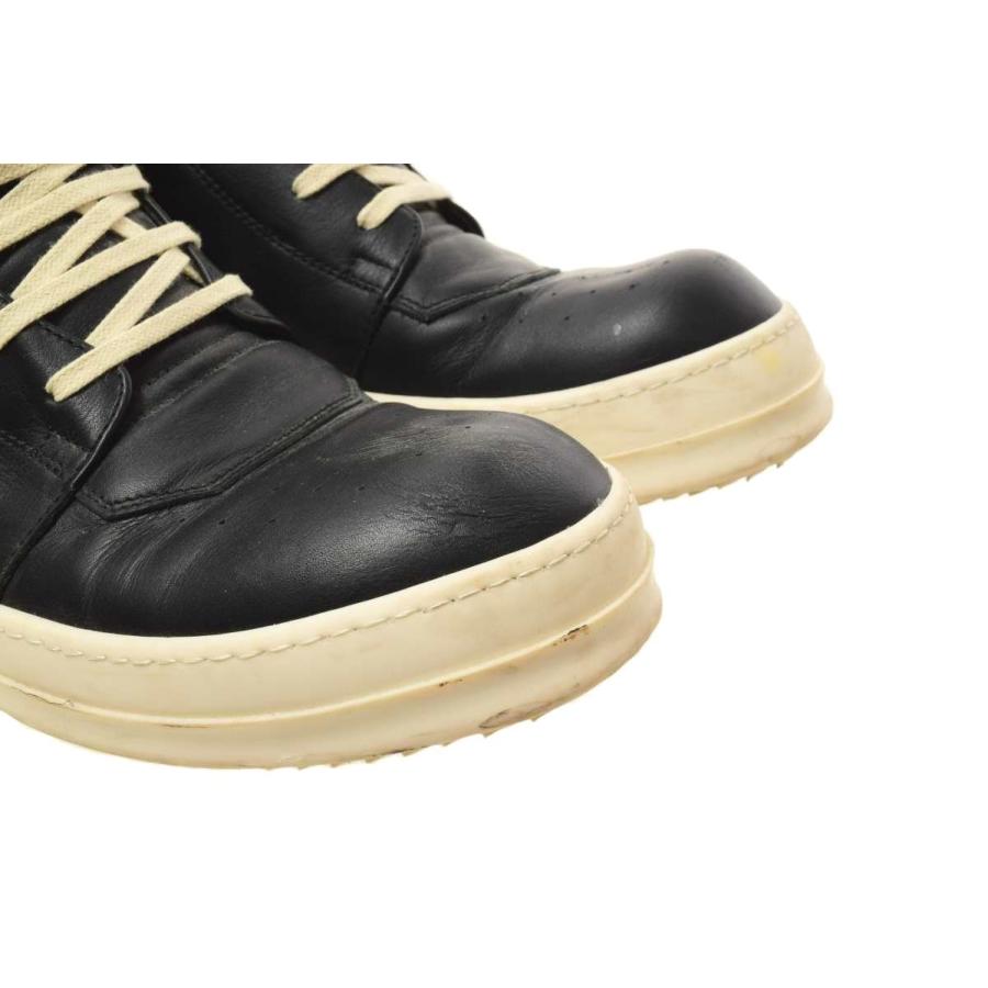 Rick Owens ジオバスケット ハイカットスニーカー 43/28cm ブラック Rick Owens ジオバスケット ハイカットスニーカー 43/28cm ブラック