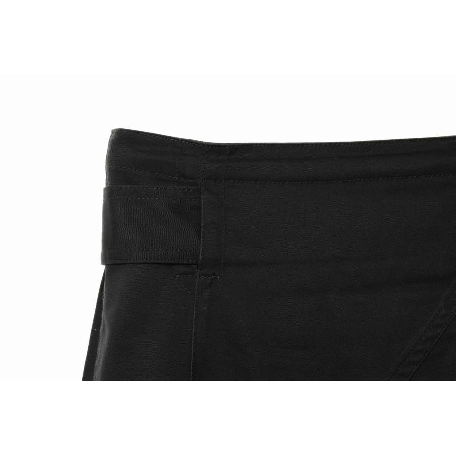 3.1 Phillip Lim ベルト付 コットンチノ デザイン スカート 2 ブラック 