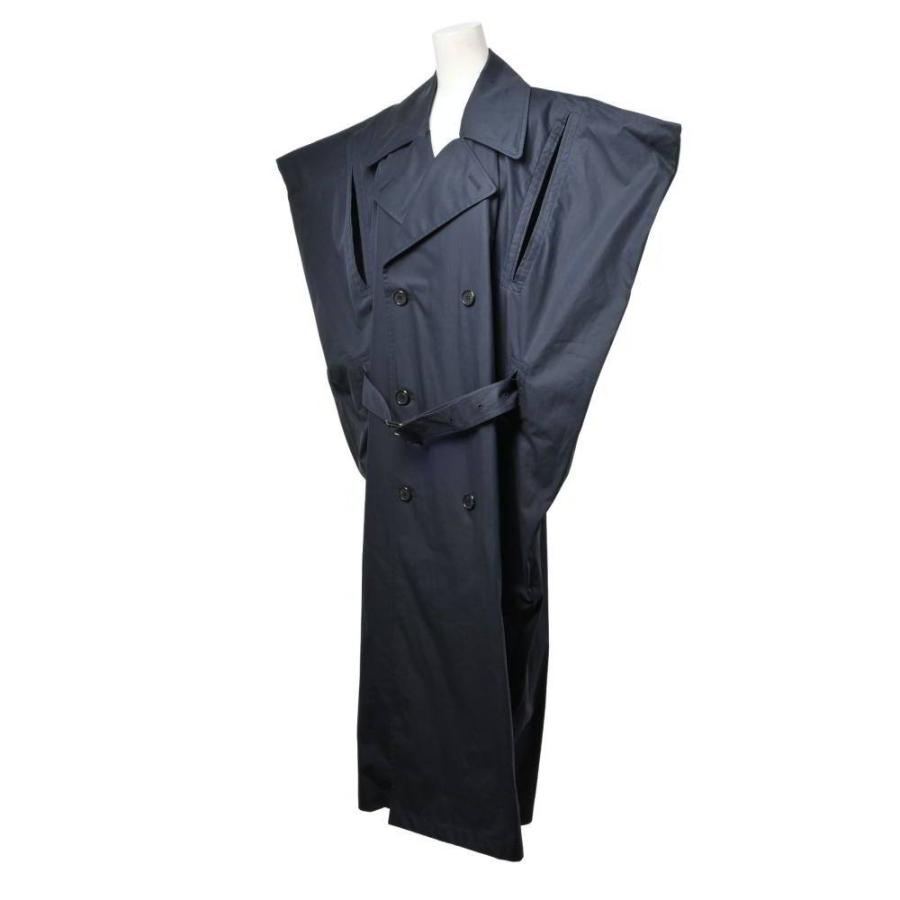 未使用 J.W.ANDERSON KITE ベルテッド スリーブレス トレンチ コート M ネイビー J.W.アンダーソン KL4CUHSC25_2