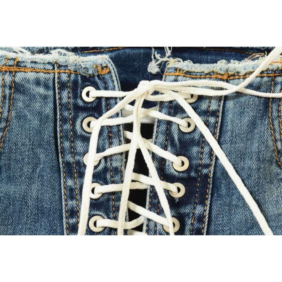 未使用 BENTAVERNITI UNRAVEL PROJECT ムーンウォッシュ レースアップ 