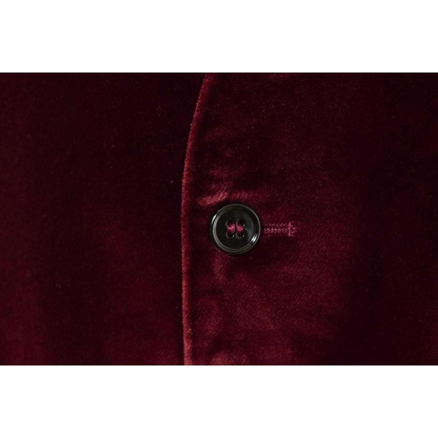DOLCE&GABBANA ベルベット ジレ 44 ボルドー ドルチェアンドガッバーナ  