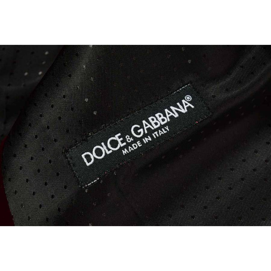 DOLCE & GABBANA ブラック ベルベット ジレ イタリア製 DOLCE&GABBANA（ドルチェ & ガッバーナ） ベルベット ジレ 44 ボルドー