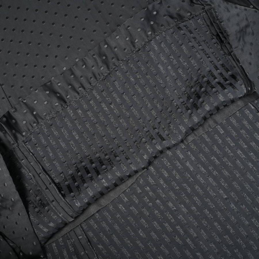 DRIES VAN NOTEN プリント切替 ドット ロング ドレス ワンピース