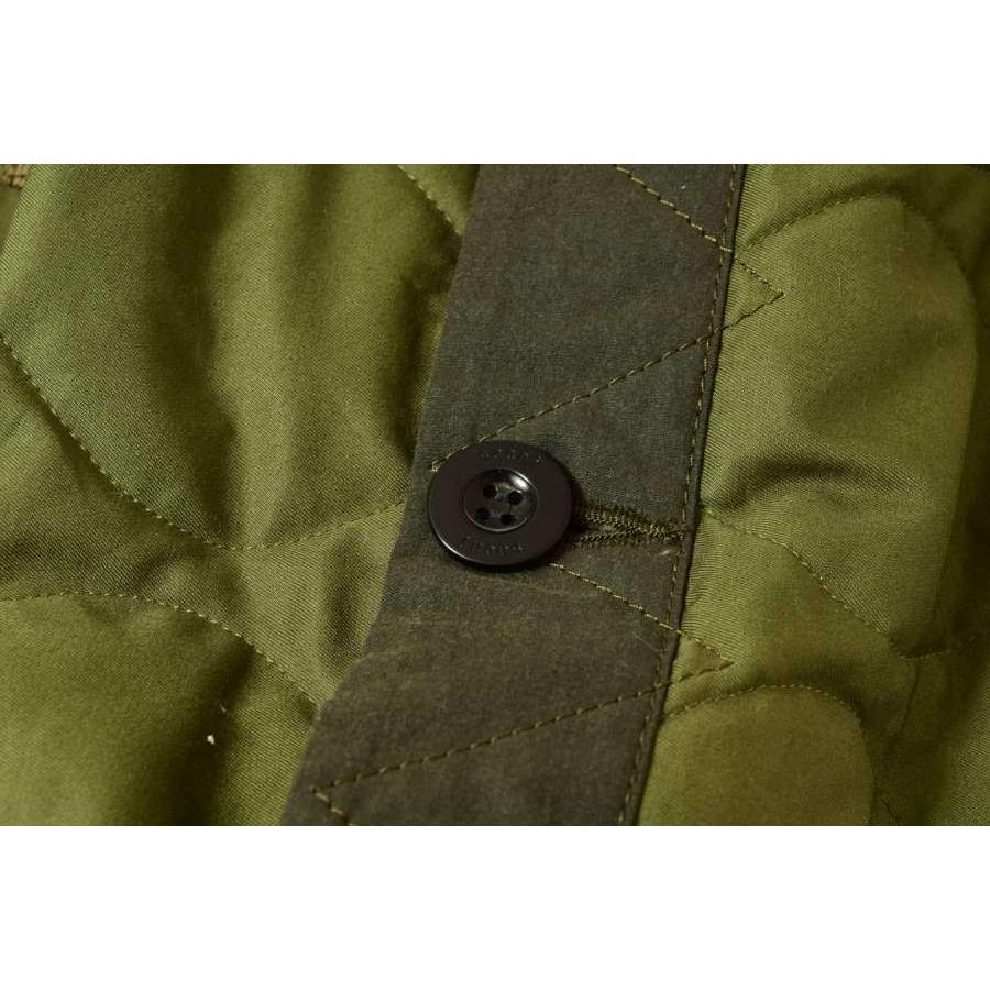 sacai 美品 Sacai ナイロンツイル キルティング ブルゾン 2 カーキ