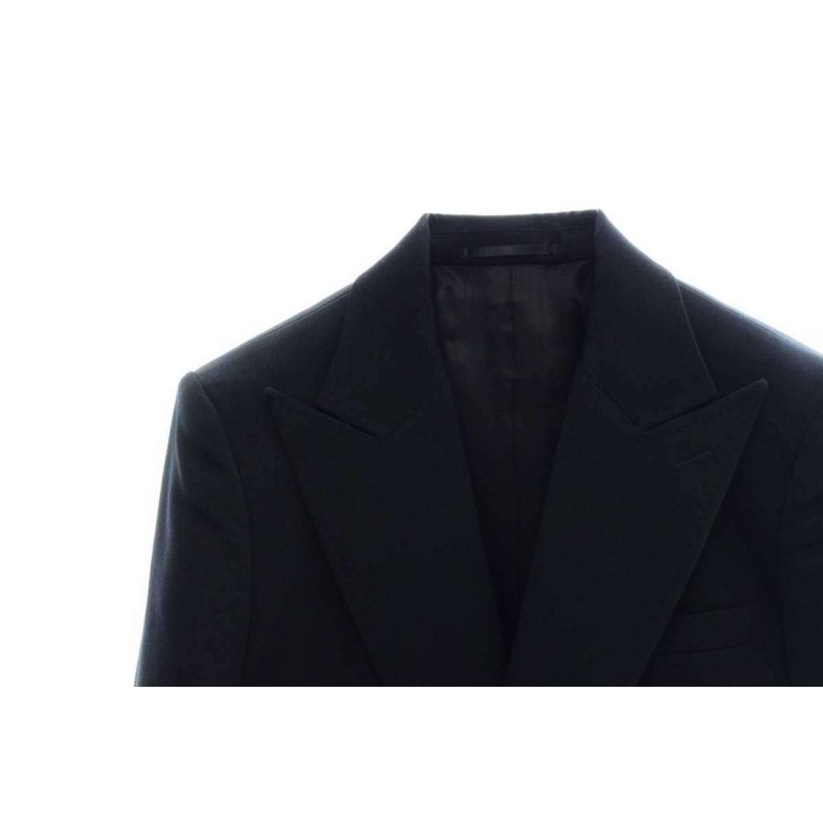 GalaabenD タキシードクロス チェスターコートブラック