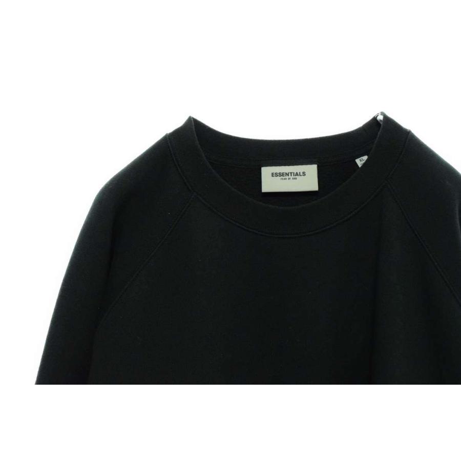 Fear of God ESSENTIALS ワッペン スウェット XL ブラック フィアオブ  