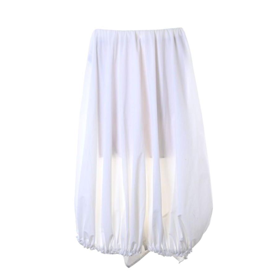 nagonstans ドロスト ボリューム スカート 36 ホワイト ナゴンスタンス  