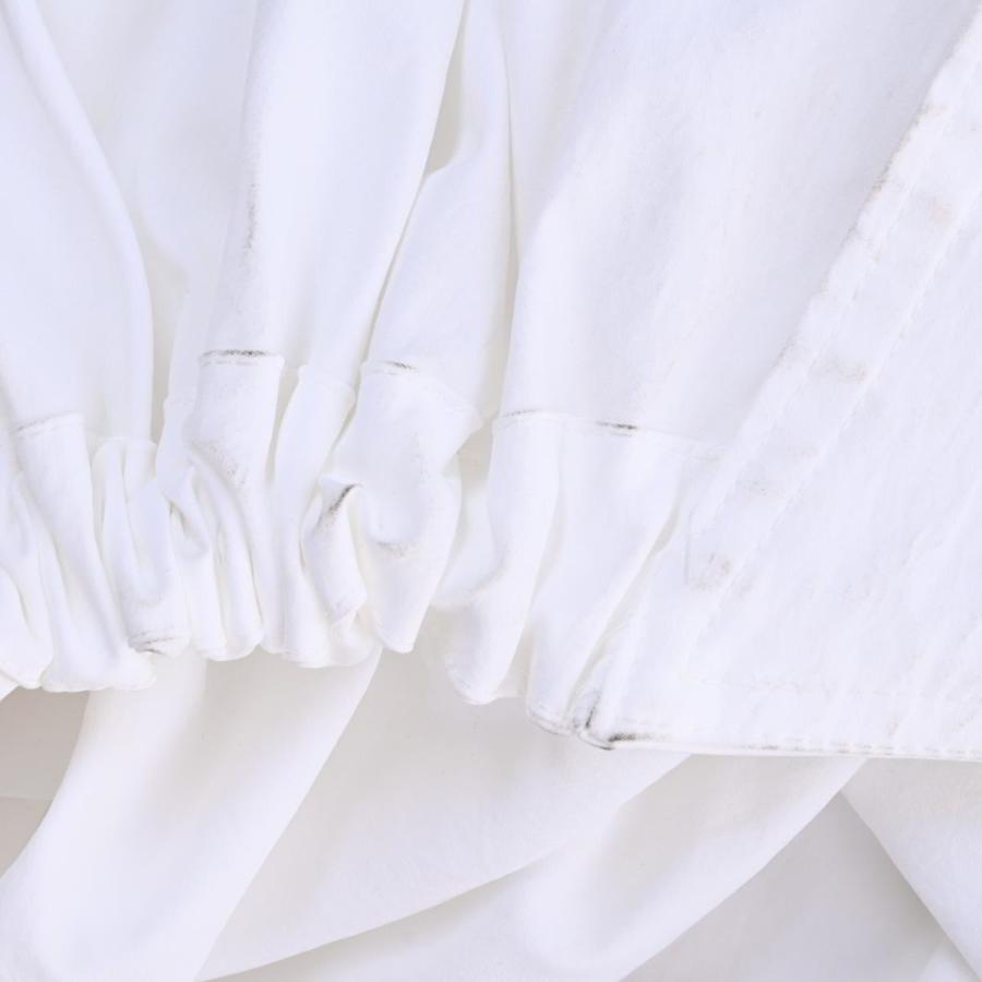 nagonstans ドロスト ボリューム スカート 36 ホワイト ナゴンスタンス  