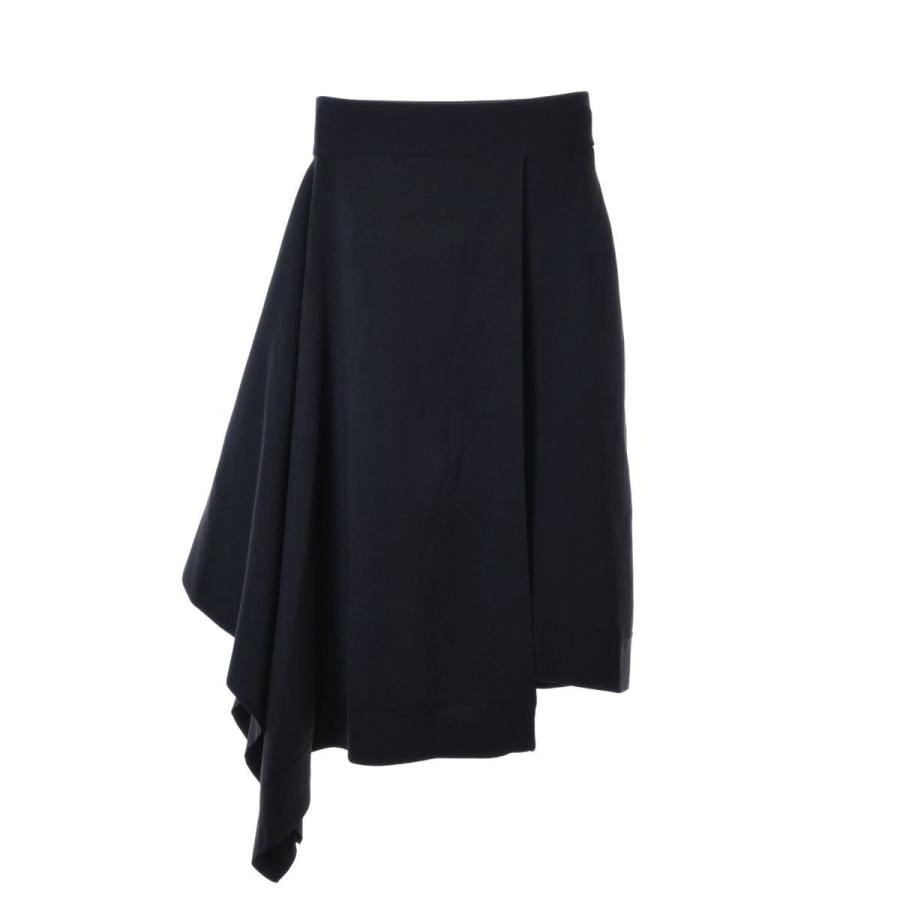 HYKE ノースフェイス　アシンメトリー　ブラックロングスカート　L HYKE ノースフェイス アシンメトリー ブラックロングスカート L ザ