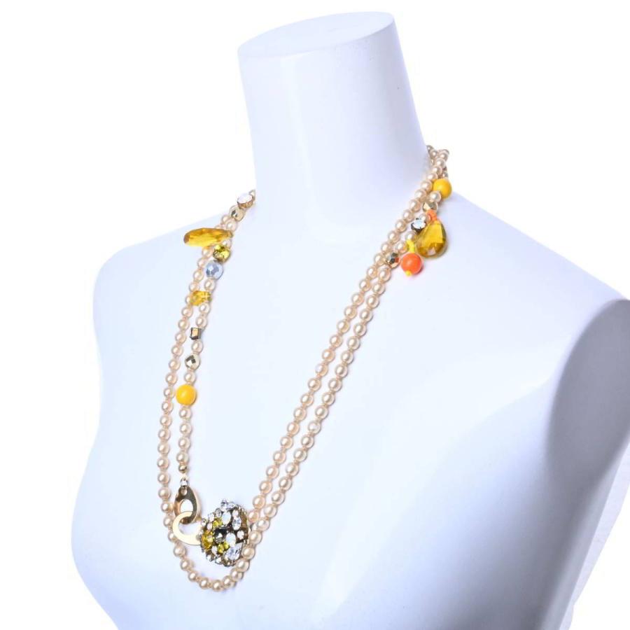 美品 rada 2連 パール ネックレス ONE SIZE マルチ ラダ KL4CBQUC65 