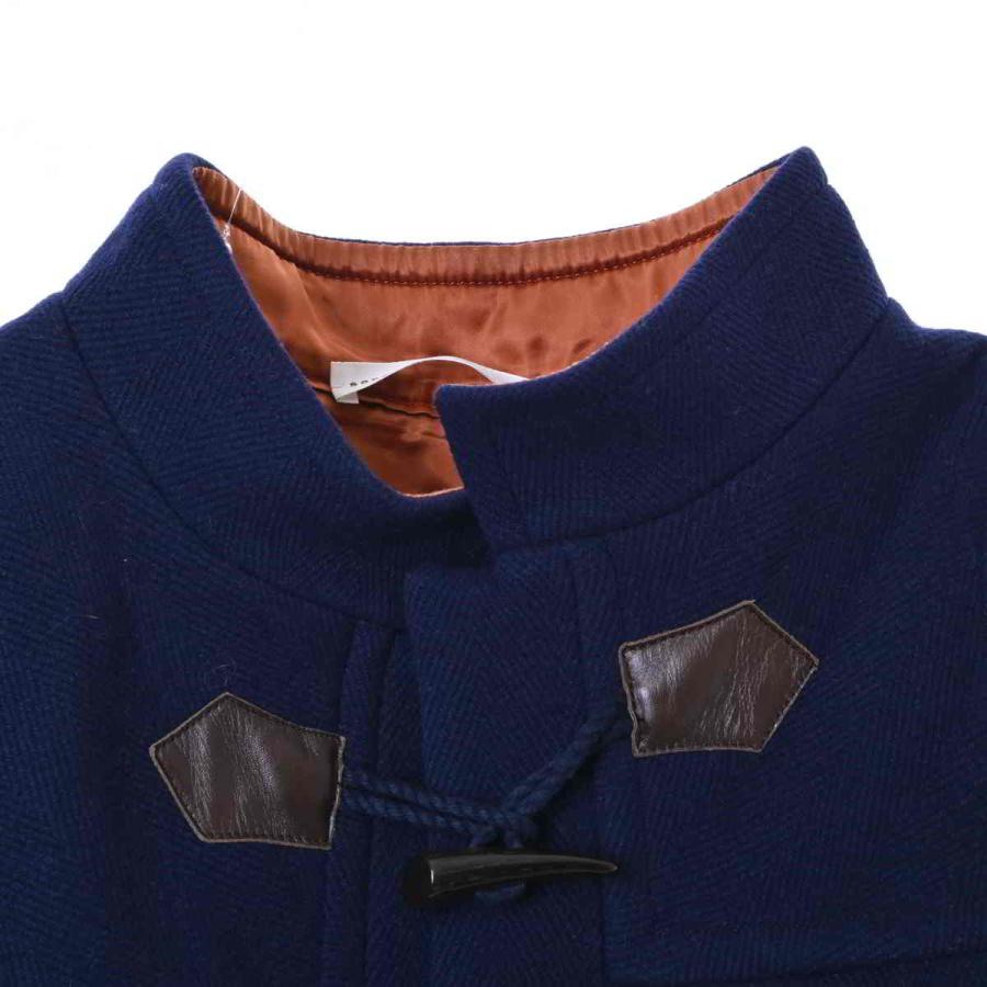 美品 sacai luck ウール ダッフルコート 2 ネイビー サカイ ラック 
