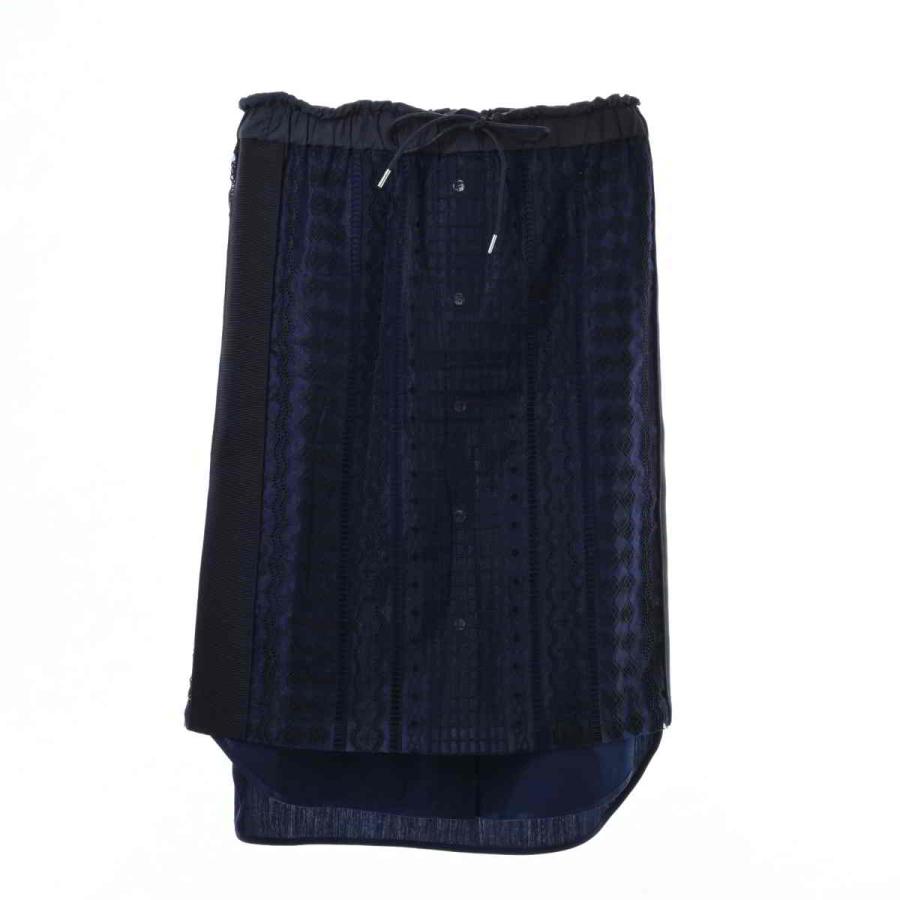 美品 Sacai レース レイヤードスカート 2 ネイビー サカイ KL4CBQ364 :1000056444:CYCLE HEARTS - 通販 -  Yahoo!ショッピング