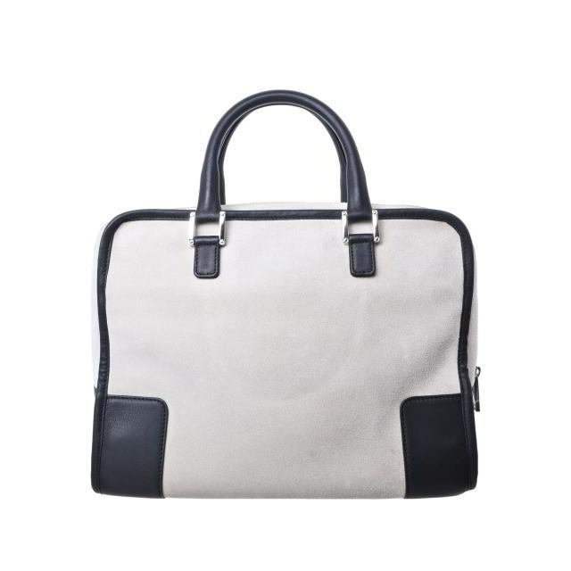 LOEWE（ロエベ） アマソナ スエード ハンドバッグ - グレー KL4CSUQH78 