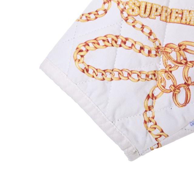 Supreme（シュプリーム） チェーンプリント キルティング ジャケット M 