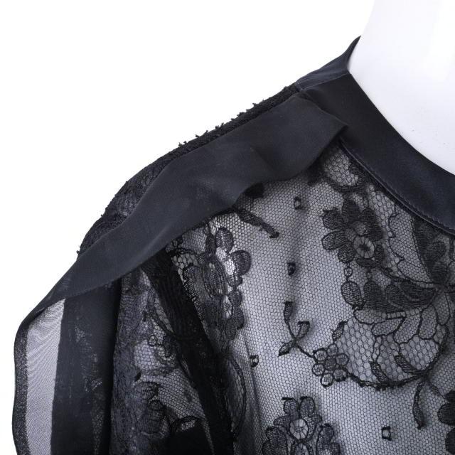 sacai（サカイ） 美品 レース切替 シルク混 ドレス ワンピース 2