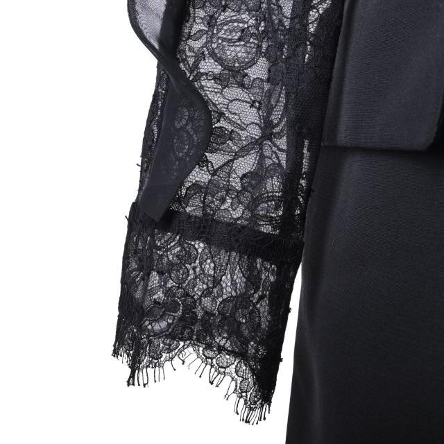 sacai（サカイ） 美品 レース切替 シルク混 ドレス ワンピース 2
