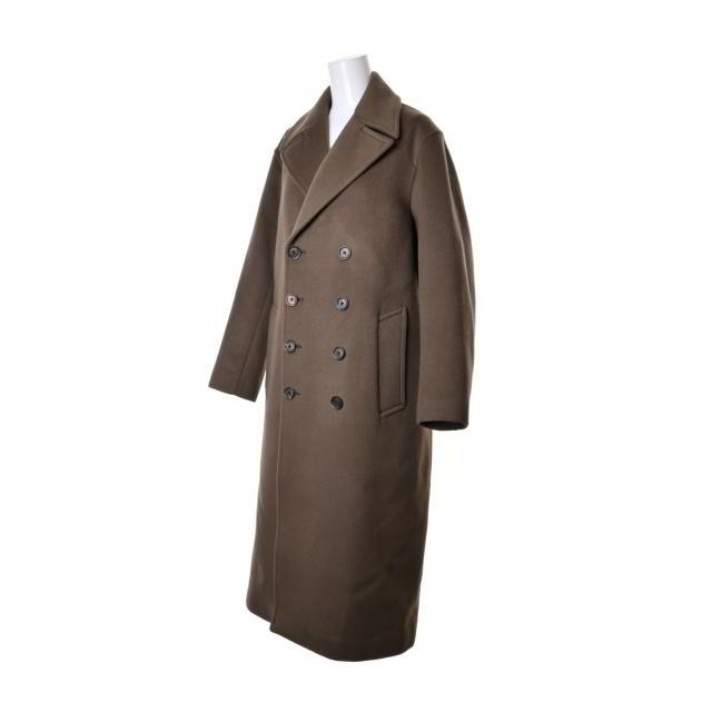 AURALEE（オーラリー） ビーバーメルトン ロング ピーコート 0