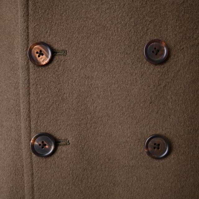 AURALEE（オーラリー） ビーバーメルトン ロング ピーコート 0