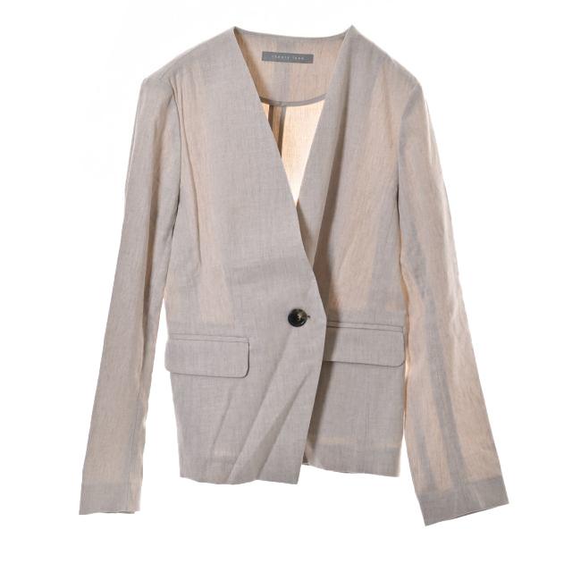 美品 Theory Luxe リネン混 テーラード ジャケット 38 ベージュ