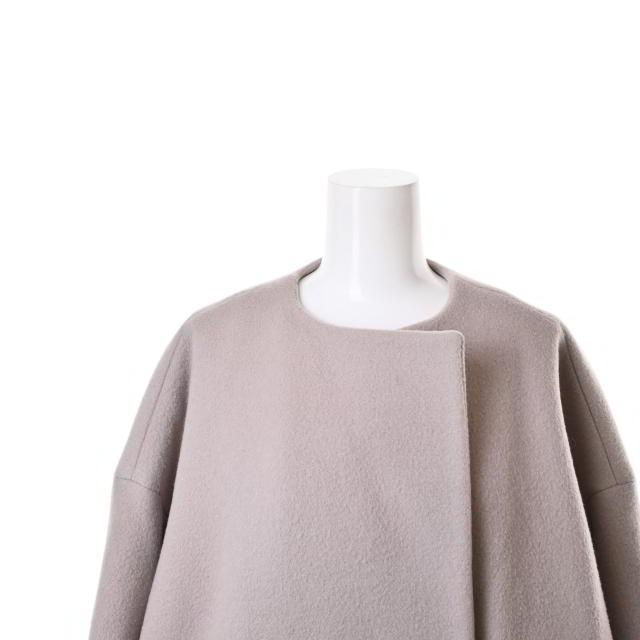 Deuxieme Classe（ドゥーズィエムクラス） ノーカラー ウール オーバー