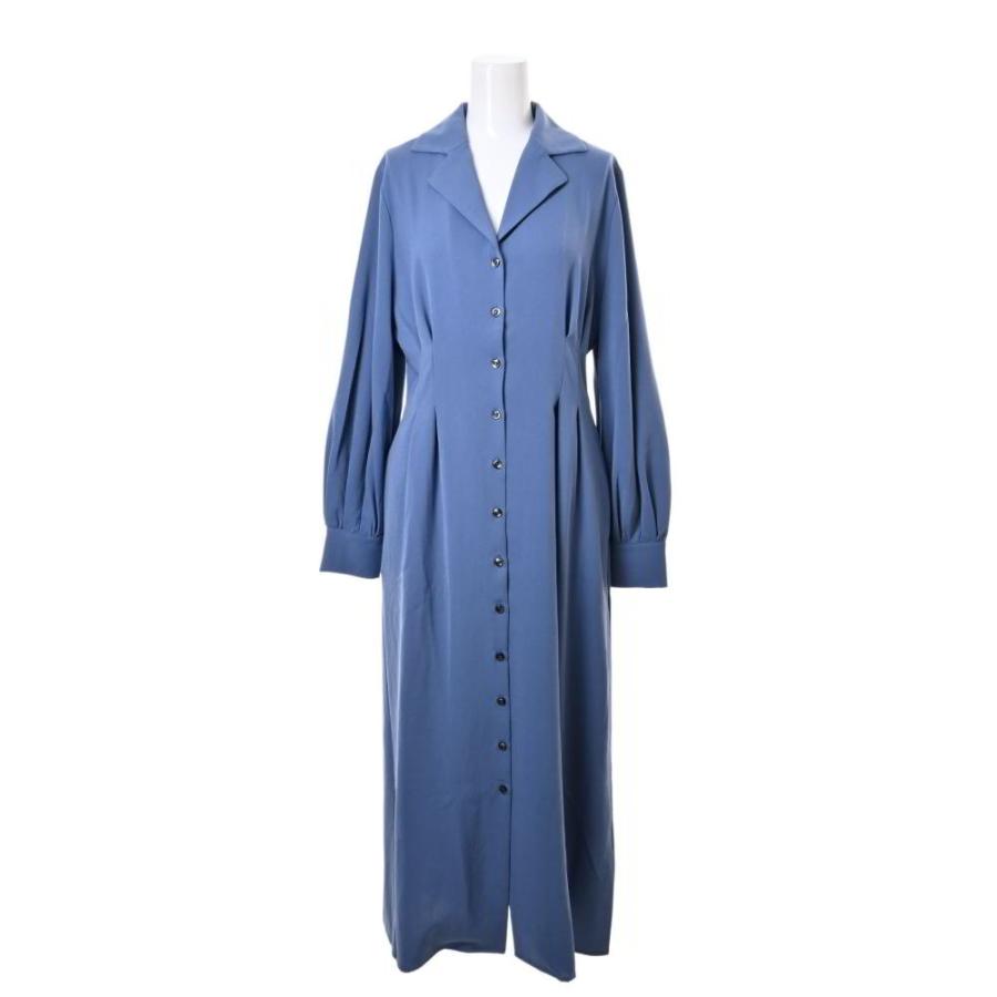 CLANE(クラネ)ネイビー ひざ丈ワンピース 七分袖サイズ38