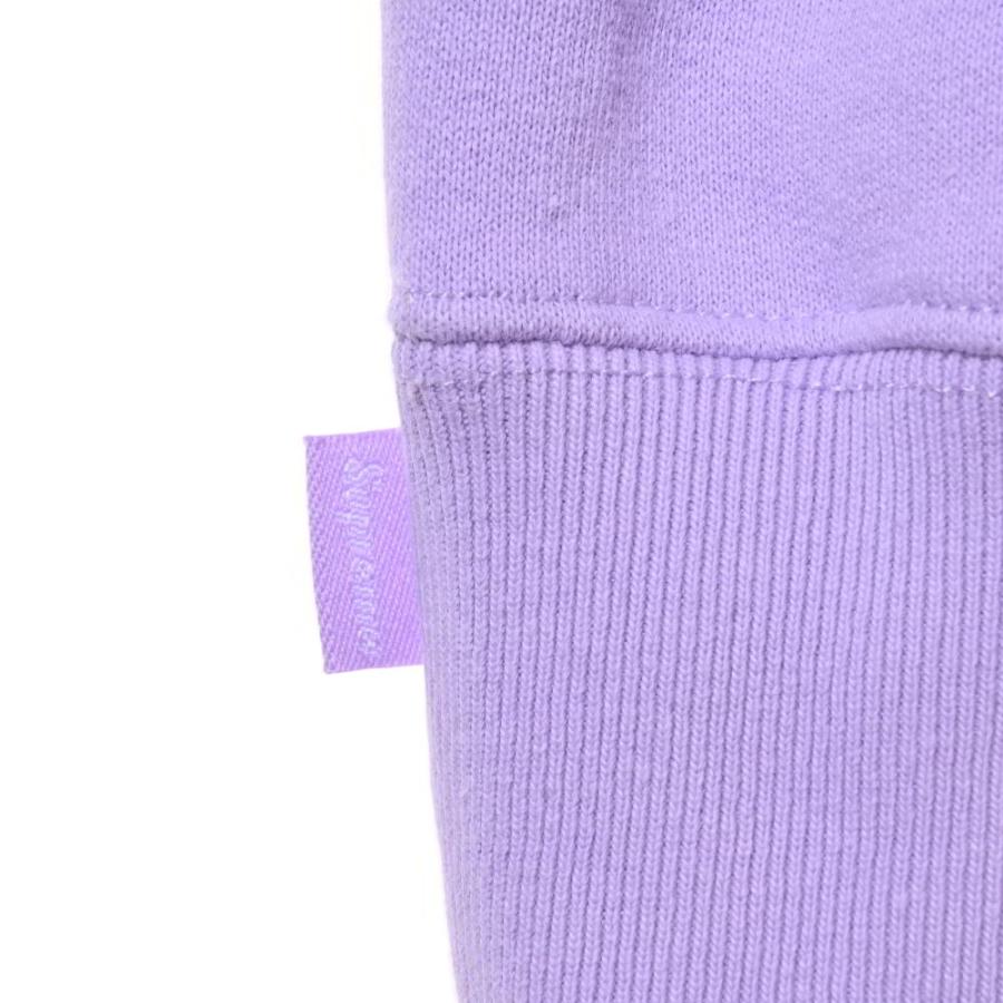 Supreme（シュプリーム） ワッペン プルオーバー パーカ L パープル