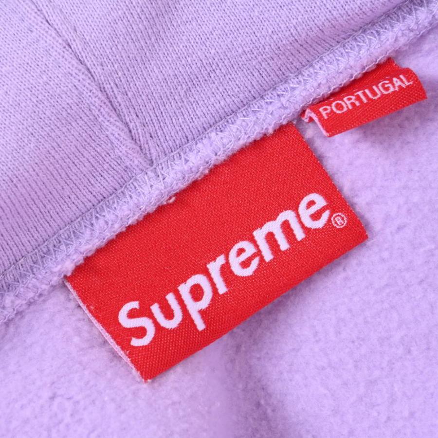 Supreme（シュプリーム） ワッペン プルオーバー パーカ L パープル