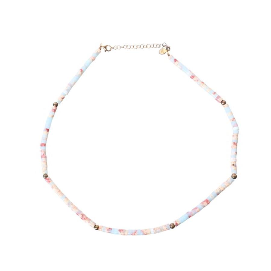美品 HERMINA ATHENS ビーズ ネックレス ONE SIZE マルチ ヘルミーナ 