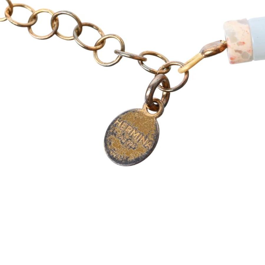 美品 HERMINA ATHENS ビーズ ネックレス ONE SIZE マルチ ヘルミーナ 